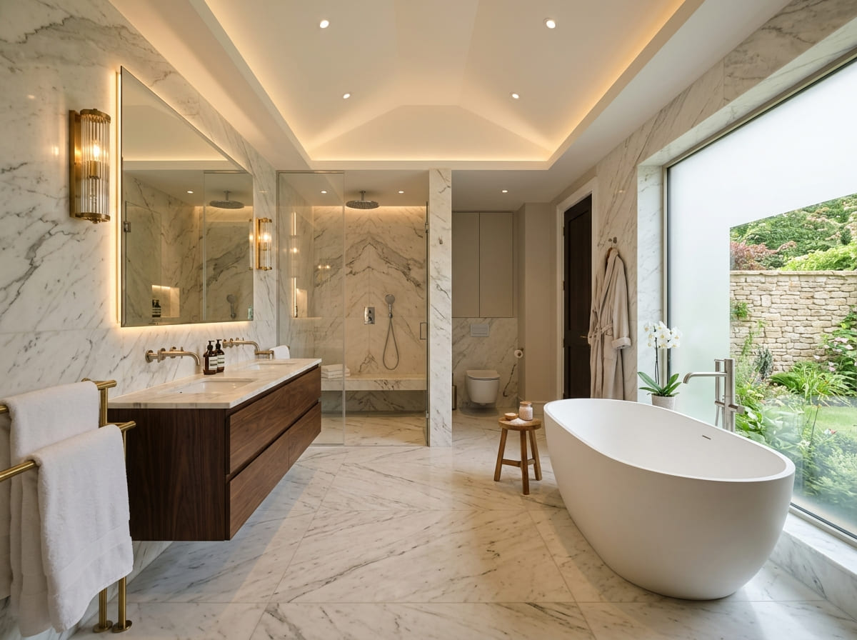 Custom Bathroom Renovation in Joshua